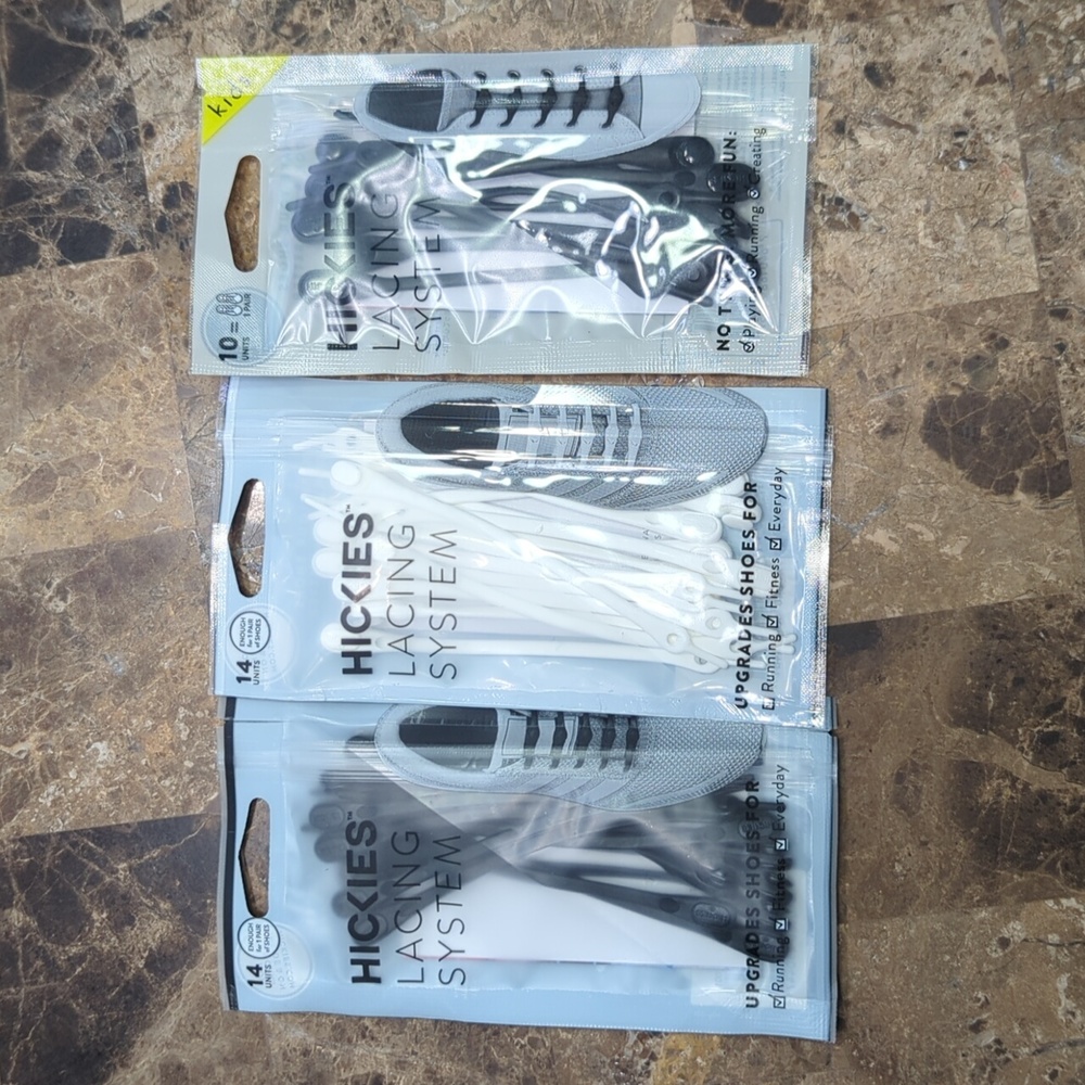 NEW Hickies lacing system 2 Adults+Kid